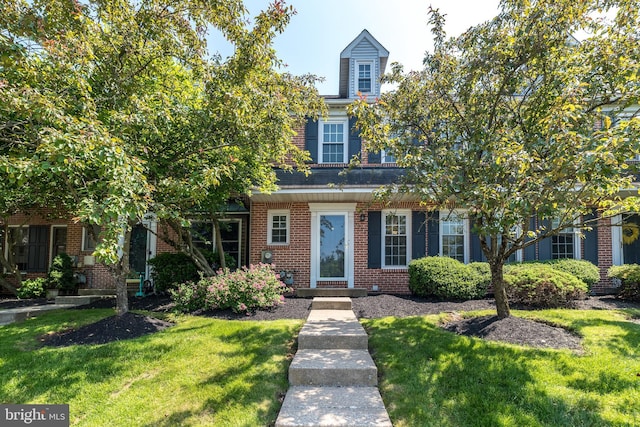 1993 Ryans Run, Lansdale, PA 19446 - view of front of home with a front lawn and brick siding