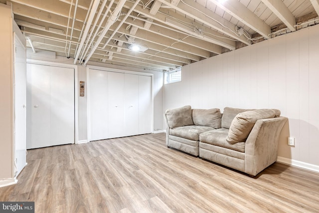 512 Piccadilly Rd, Baltimore, MD 21204 - basement with wood finished floors