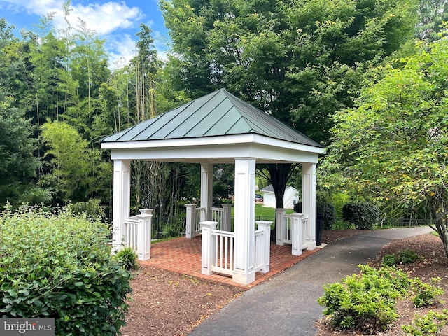 9807 Amsterdam St, Lorton, VA 22079 - view of property's community featuring a gazebo