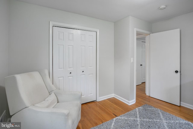 6001 Kroy Ct, Springfield, VA 22150 - sitting room featuring light wood-type flooring