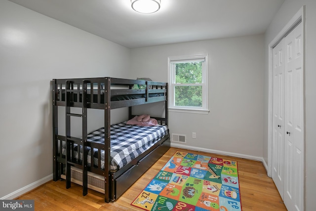 6001 Kroy Ct, Springfield, VA 22150 - bedroom featuring wood finished floors and a closet