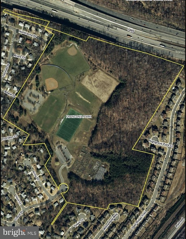 6001 Kroy Ct, Springfield, VA 22150 - map of property location