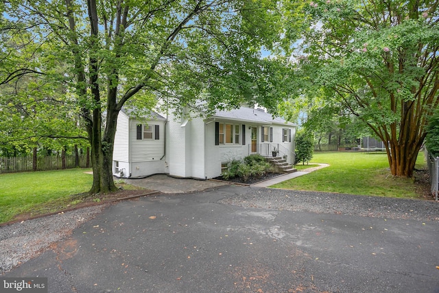 6001 Kroy Ct, Springfield, VA 22150 - view of front of property featuring brick siding and a chimney