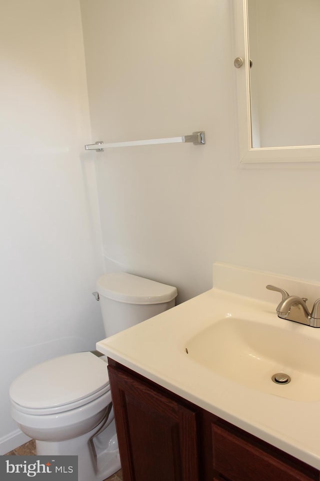 803 Grafton St, Fredericksburg, VA 22405 - half bathroom featuring vanity and toilet