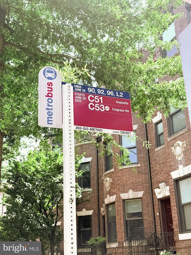 1832 Calvert St NW Unit 3, Washington, DC 20009 - exterior view of brick siding