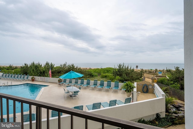 9500 Coastal Hwy Unit 1L, Ocean City, MD 21842 - community pool with a patio and a water view