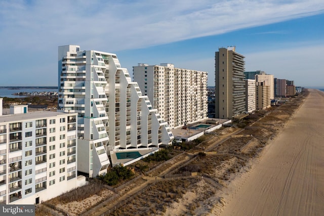 9500 Coastal Hwy Unit 1L, Ocean City, MD 21842 - view of property with a city view and a water view