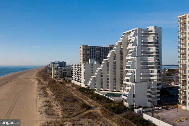 9500 Coastal Hwy Unit 1L, Ocean City, MD 21842 - view of property featuring a water view and a city view