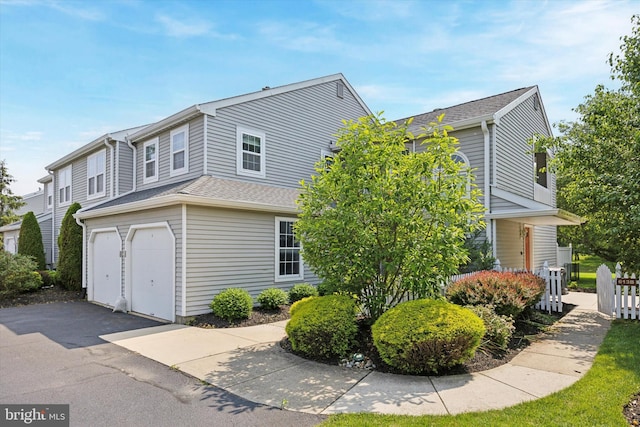 613 Rose Hollow Dr Unit B, Yardley, PA 19067 - view of front of house with a garage and driveway