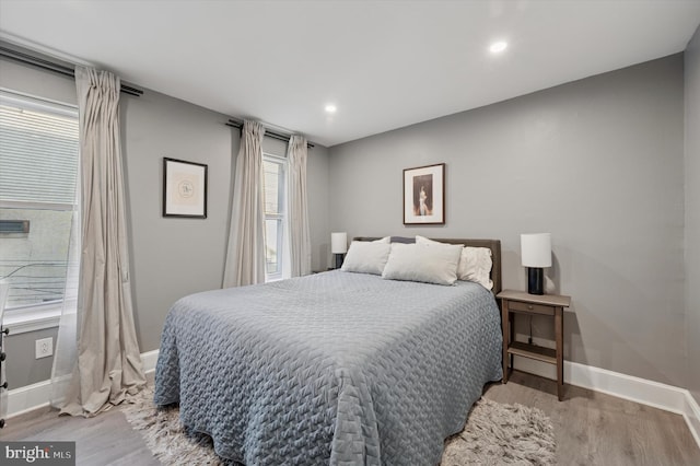 2174 E Oakdale St, Philadelphia, PA 19125 - bedroom featuring wood finished floors and recessed lighting
