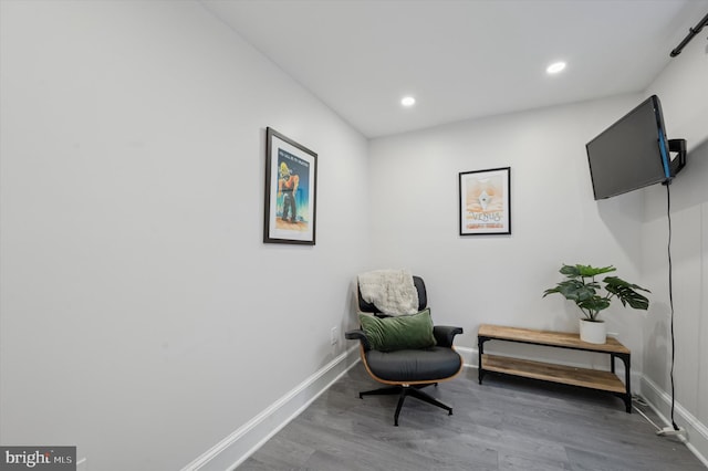 2174 E Oakdale St, Philadelphia, PA 19125 - sitting room featuring wood finished floors and recessed lighting