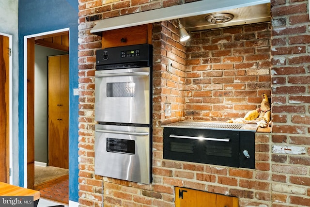 320 S Main St, Quakertown, PA 18951 - kitchen featuring double oven and a warming drawer