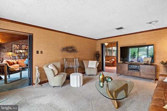 320 S Main St, Quakertown, PA 18951 - living area with carpet flooring and ornamental molding