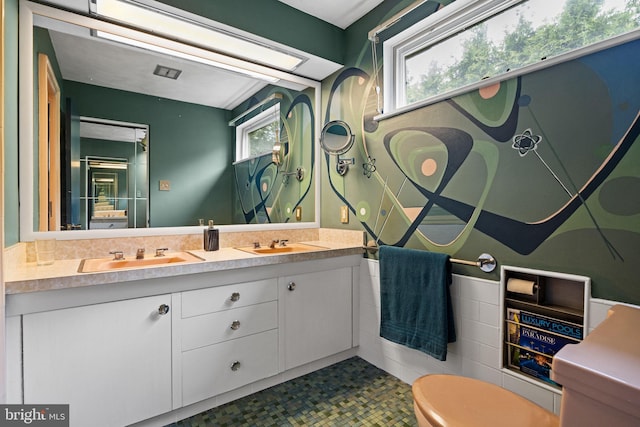 320 S Main St, Quakertown, PA 18951 - full bathroom featuring double vanity and toilet