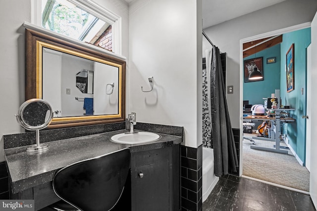 320 S Main St, Quakertown, PA 18951 - bathroom featuring vanity and shower / bath combo