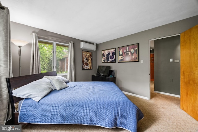 320 S Main St, Quakertown, PA 18951 - bedroom featuring a wall unit AC and carpet floors
