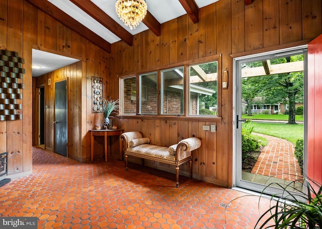 320 S Main St, Quakertown, PA 18951 - sunroom featuring a chandelier