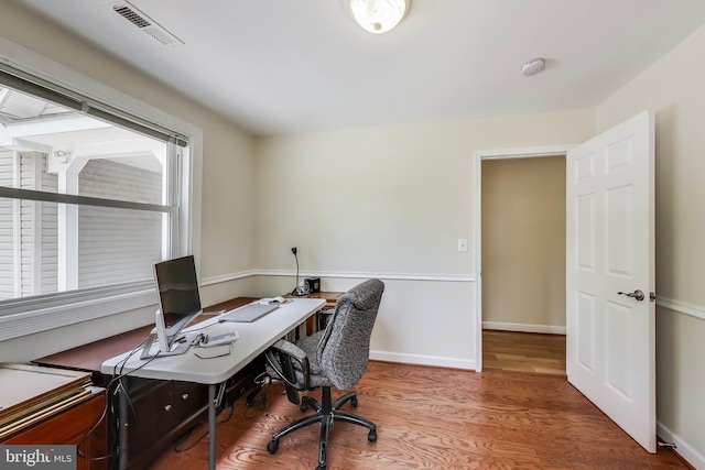 3603 John Ct, Annandale, VA 22003 - home office featuring wood finished floors and baseboards