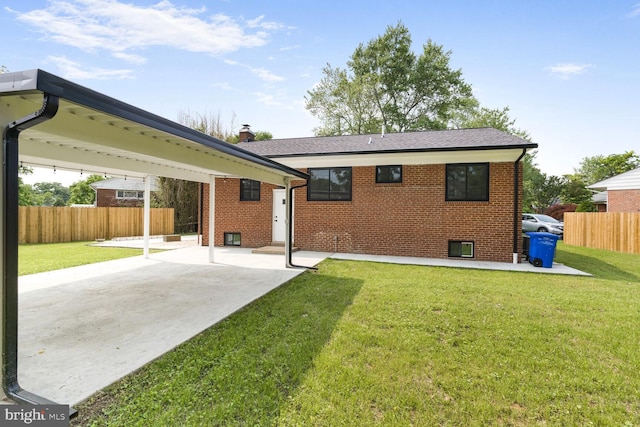 418 Belton Ct, Silver Spring, MD 20901 - back of house featuring brick siding and a patio