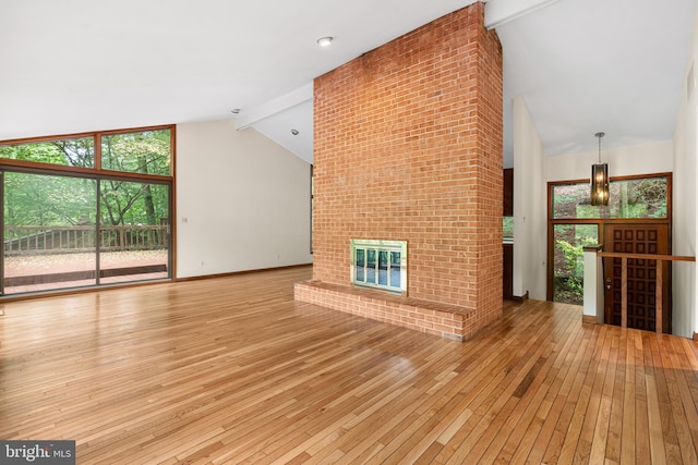 475 Arden, Gulph Mills, PA 19428 - unfurnished living room featuring hardwood / wood-style floors and baseboards