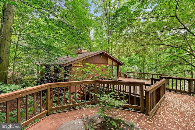 475 Arden, Gulph Mills, PA 19428 - view of wooden deck