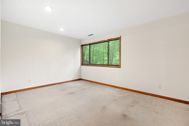 475 Arden, Gulph Mills, PA 19428 - carpeted spare room with baseboards and recessed lighting