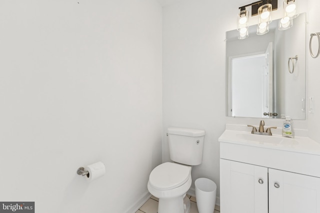 6248 Light Point Pl, Columbia, MD 21045 - half bathroom featuring vanity and tile patterned flooring