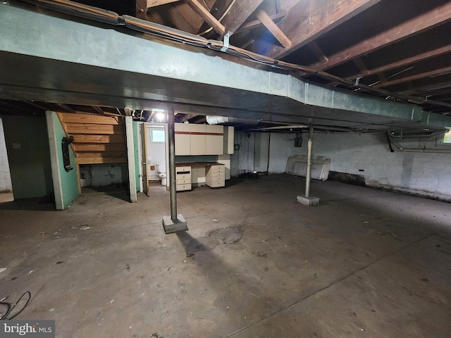 10 Nancy Rd, Wilmington, DE 19809 - view of unfinished basement