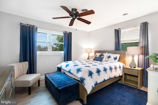 44 Creek Rd, Newville, PA 17241 - bedroom featuring wood finished floors and ceiling fan