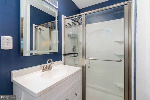 44 Creek Rd, Newville, PA 17241 - bathroom with a stall shower and vanity