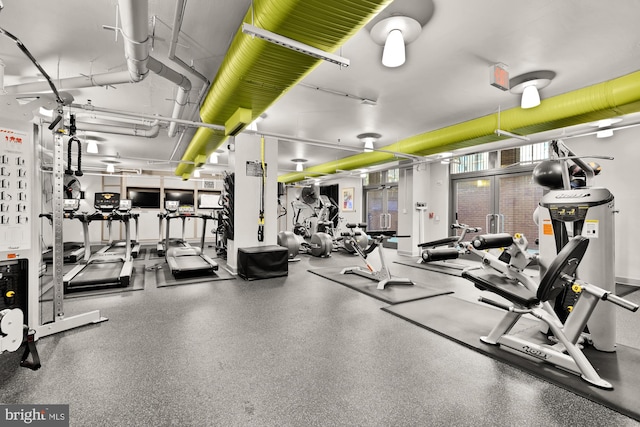 1021 N Garfield St Unit B37, Arlington, VA 22201 - view of workout area