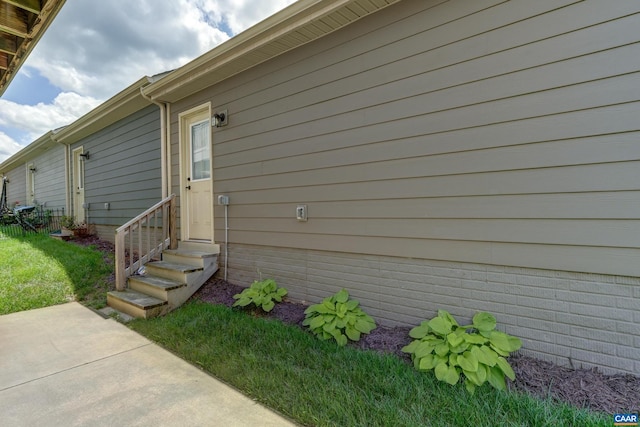 905 Flat Waters Ln, Charlottesville, VA 22911 - property entrance with a patio