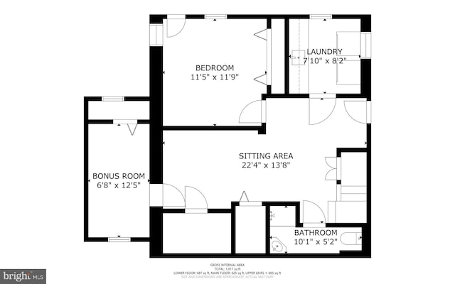 6317 Taylor Rd, Riverdale, MD 20737 - view of home floor plan