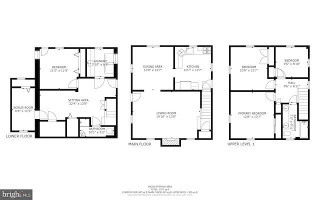 6317 Taylor Rd, Riverdale, MD 20737 - view of floor plan / room layout