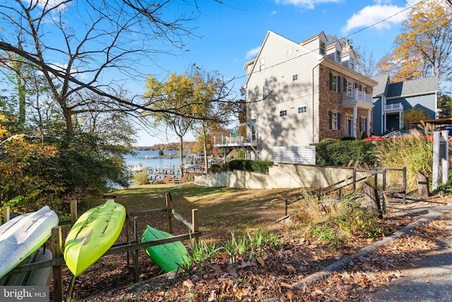525 Center Dr, Severna Park, MD 21146 - view of property exterior with a water view
