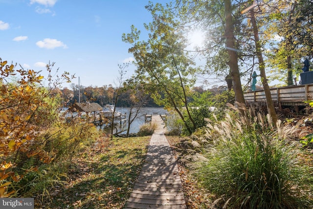 525 Center Dr, Severna Park, MD 21146 - exterior space with a water view