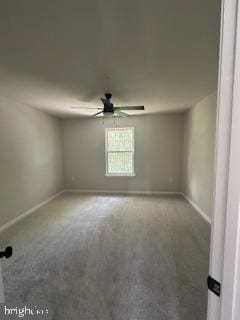 5920 Plata St, Clinton, MD 20735 - spare room with a ceiling fan and carpet floors