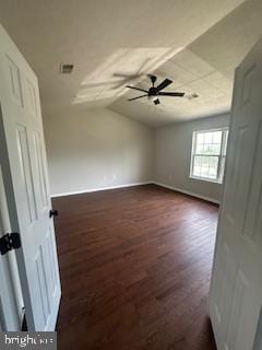5920 Plata St, Clinton, MD 20735 - unfurnished room with dark wood-style floors and a ceiling fan