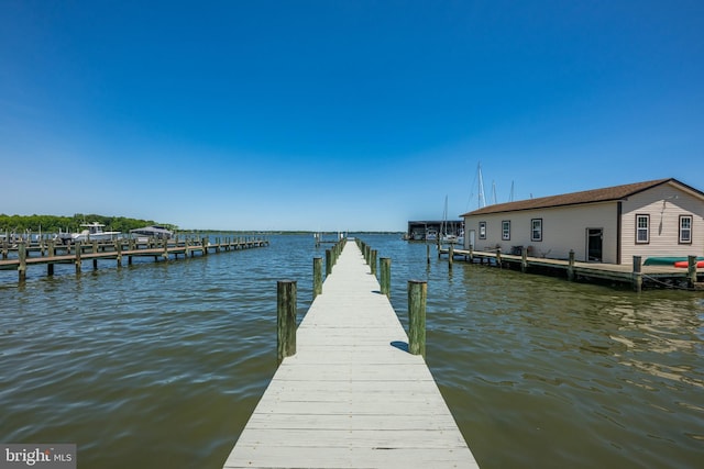 3685 1st Ave, Edgewater, MD 21037 - dock area featuring a water view