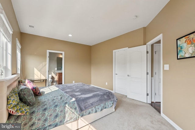 21550 Wild Timber Ct, Broadlands, VA 20148 - carpeted bedroom with baseboards and recessed lighting