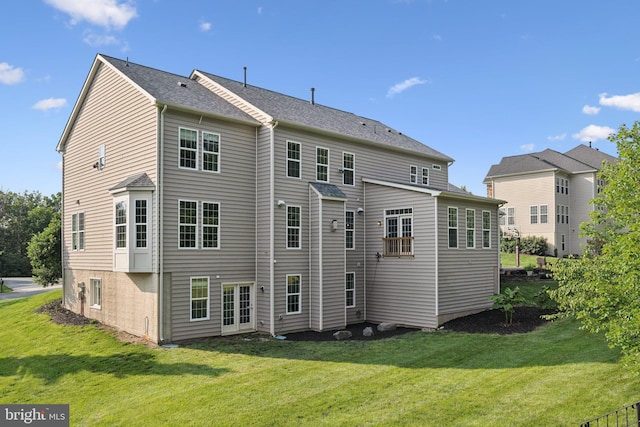 21550 Wild Timber Ct, Broadlands, VA 20148 - rear view of house with a lawn