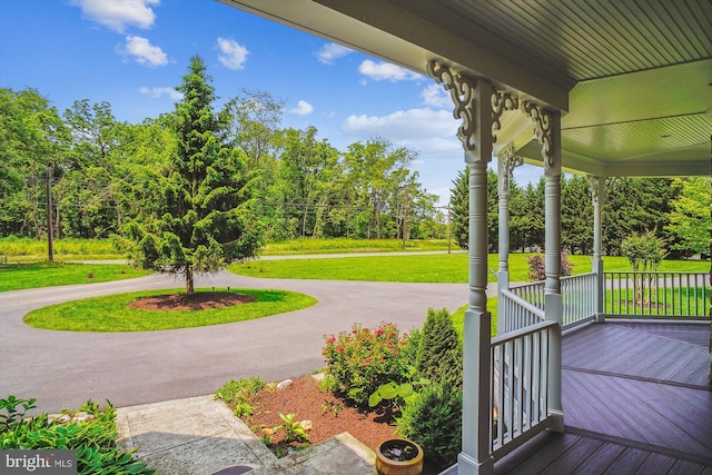 2375 Ballenger Creek Pike, Adamstown, MD 21710 - porch featuring a lawn