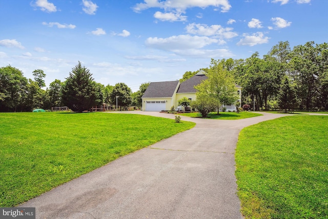 2375 Ballenger Creek Pike, Adamstown, MD 21710 - view of front of property featuring asphalt driveway, a garage, and a front lawn