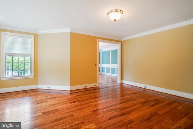 2375 Ballenger Creek Pike, Adamstown, MD 21710 - empty room featuring wood finished floors, ornamental molding, and baseboards
