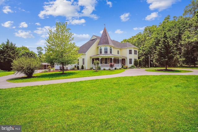 2375 Ballenger Creek Pike, Adamstown, MD 21710 - victorian house featuring a front yard and curved driveway