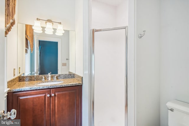 2375 Ballenger Creek Pike, Adamstown, MD 21710 - bathroom with toilet, a shower stall, and vanity