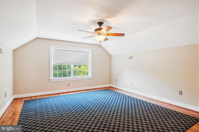 2375 Ballenger Creek Pike, Adamstown, MD 21710 - bonus room with wood finished floors, lofted ceiling, a ceiling fan, and baseboards