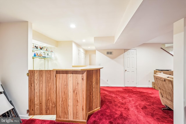 14616 Orangewood St, Silver Spring, MD 20905 - indoor bar with carpet, recessed lighting, and baseboards