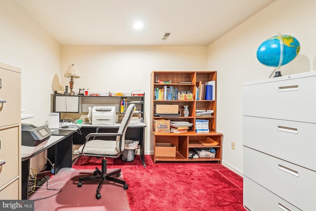 14616 Orangewood St, Silver Spring, MD 20905 - carpeted office space with recessed lighting and baseboards