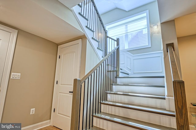 1600 Great Falls St, Mclean, VA 22101 - stairs featuring baseboards